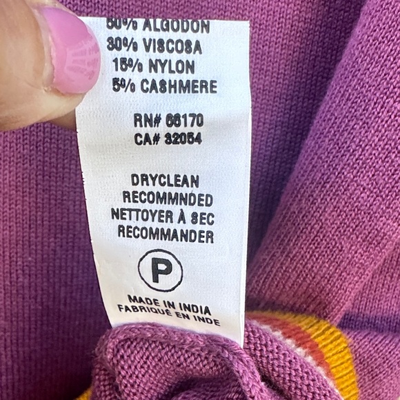 Anthropologie Bl-nk Jessica Sweater Assorted Sheer Sleeves Size M (est.) - Picture 13 of 16